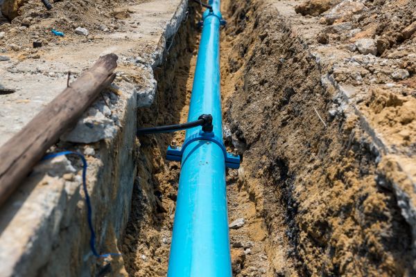 Water Main Installation in North Richland Hills