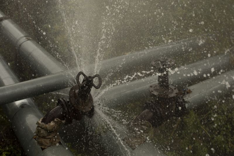 Burst Water Line Repair