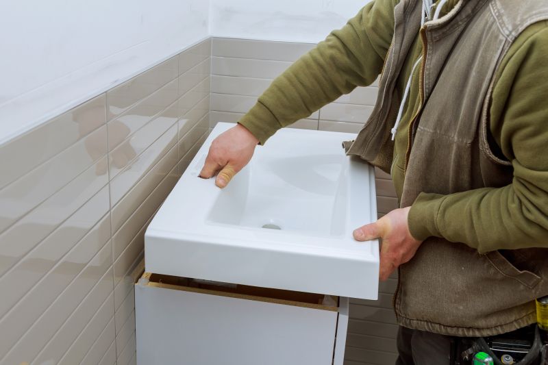 Pedestal Sink Installation